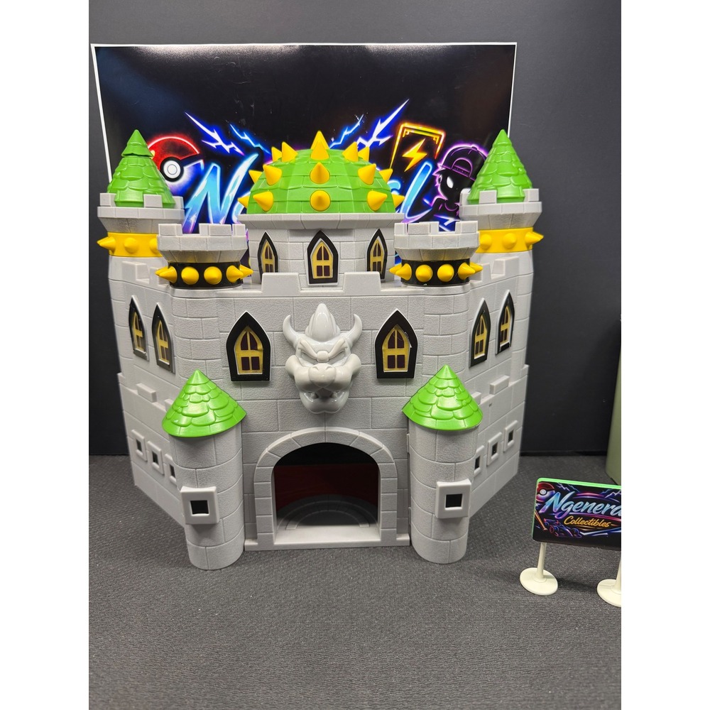 Nintendo Super Mario Bowser's Castle Deluxe Playset Jakks Pacific Sound Works